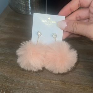 Kate Spade Pink Pom Pom Earrings